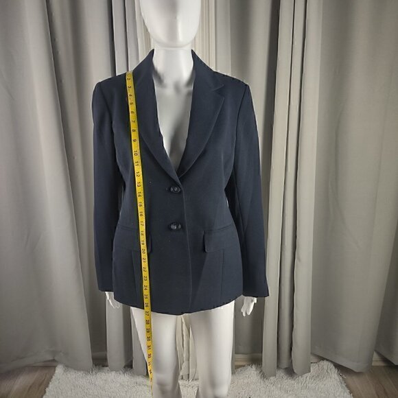 Emma James (Liz Claiborne Co) Women's Black Professional Blazer Jacket Size 6 - Picture 5 of 13